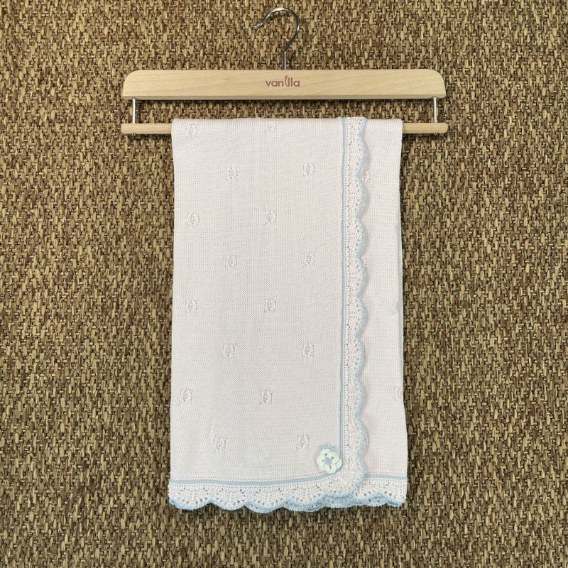 Coperta smerlata in filo di cotone Coperta e Lenzuola