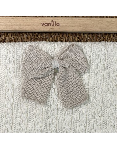 Coperta trecce e fiocco in filo di cotone Coperta e Lenzuola