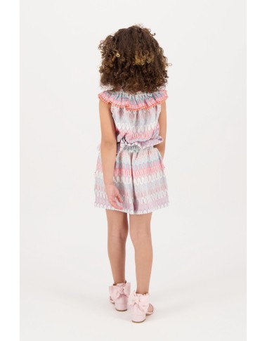 Complete knit and short multicolor