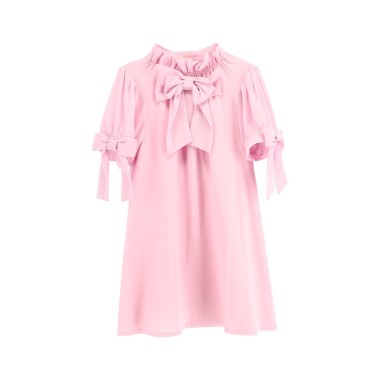 Abito trapezio crepe Bimba 2/8 anni