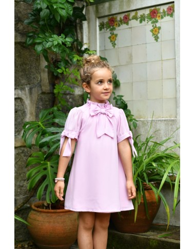 Abito trapezio crepe Bimba 2/8 anni