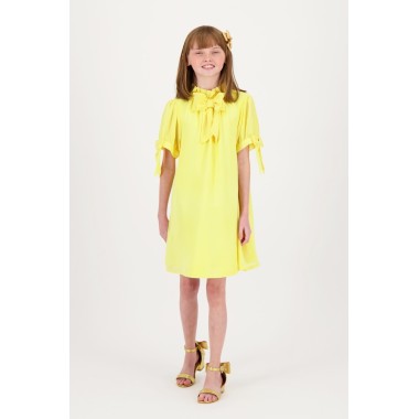 Abito trapezio crepe Bimba 2/8 anni