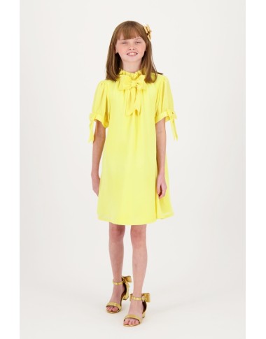 Abito trapezio crepe Bimba 2/8 anni