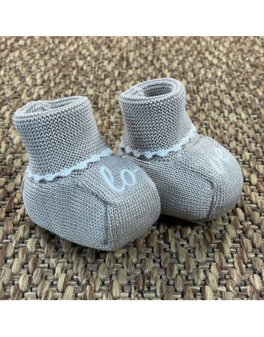 Babbucce love in cotton thread