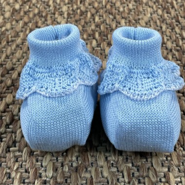 Babbucce in filo di cotone Cappello e Babbucce