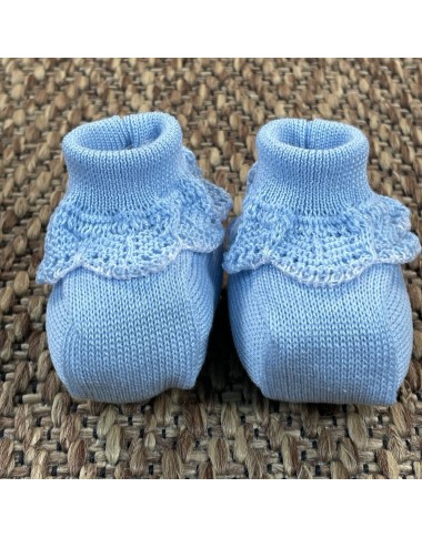 Babbucce in filo di cotone Cappello e Babbucce