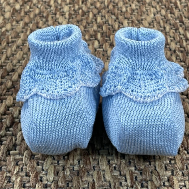 Babbucce in filo di cotone Cappello e Babbucce