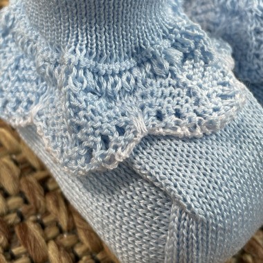 Babbucce in filo di cotone Cappello e Babbucce