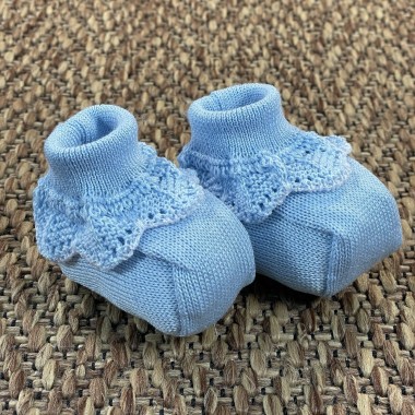 Babbucce in filo di cotone Cappello e Babbucce