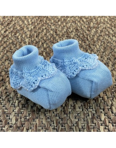 Babbucce in filo di cotone Cappello e Babbucce