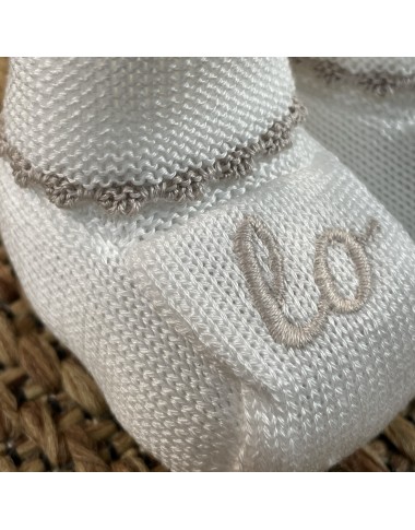 Babbucce love in cotton thread