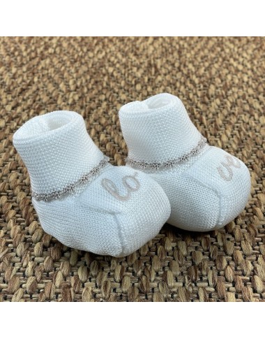 Babbucce love in cotton thread