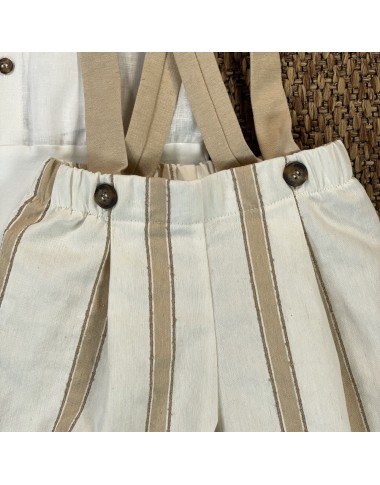 Bermuda shirt and bow tie set