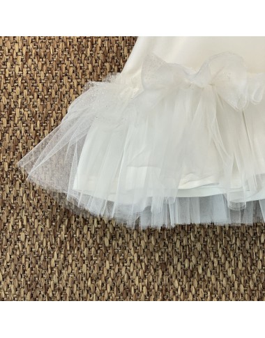 Dress with tulle skirt