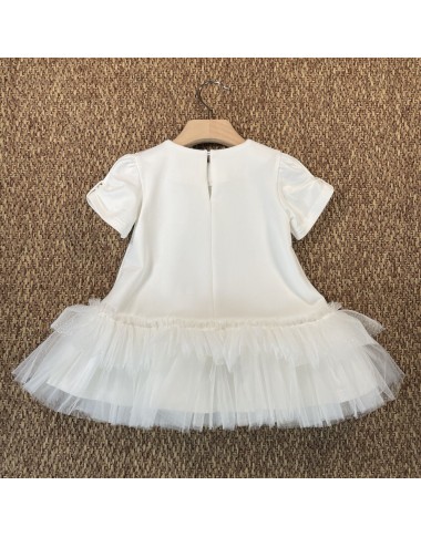 Dress with tulle skirt