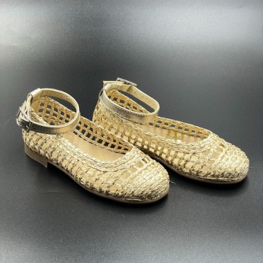 Ballerina intrecciata rafia Ballerine 19/32