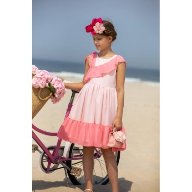 Abito chiffon Bimba 2/8 anni