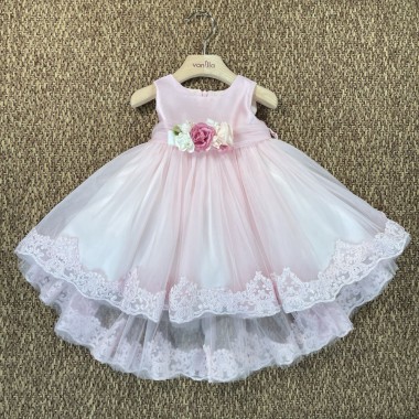 Abito cerimonia in tulle Neonata 0/36