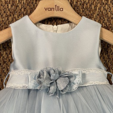 Abito cerimonia in tulle Neonata 0/36