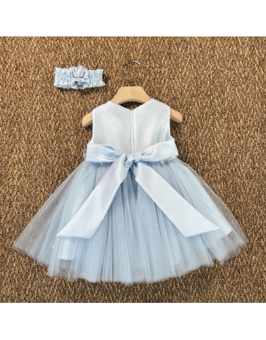 Abito cerimonia in tulle Neonata 0/36