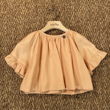 Top cotone satin Bimba 2/8 anni