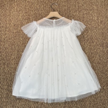 Abito tulle e perle Bimba 2/8 anni