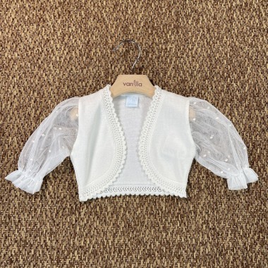 Giacchino filo e tulle Bimba 2/8 anni