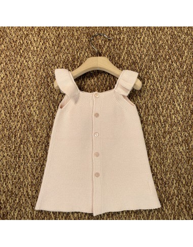 Thread dress with bow