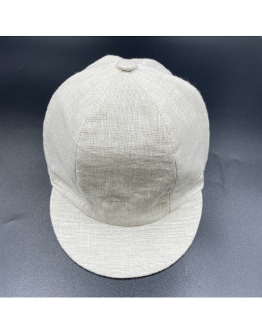 Linen visor hat