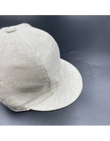 Linen visor hat