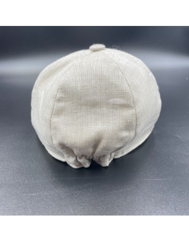 Linen visor hat