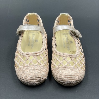 Ballerina rafia intrecciata Scarpe