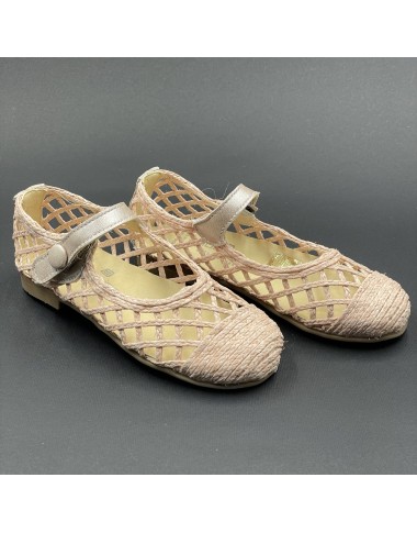 Ballerina rafia intrecciata Scarpe