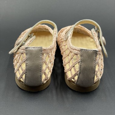 Ballerina rafia intrecciata Scarpe