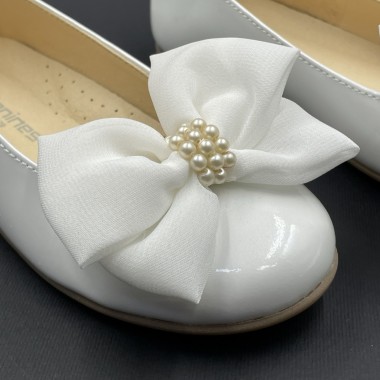 Ballerina fiocco e perline Scarpe