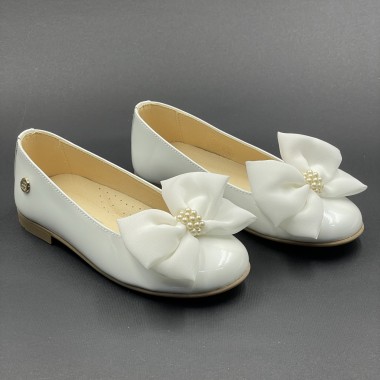 Ballerina fiocco e perline Scarpe