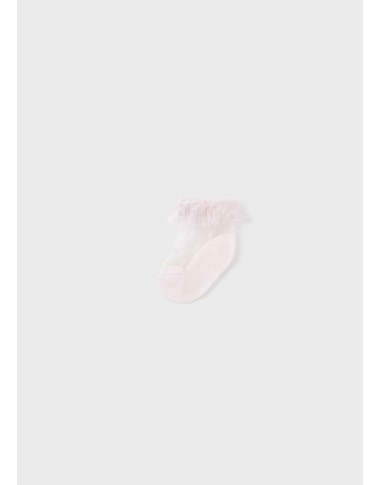 Socks in tulle plumeti