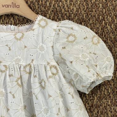 Abito ricamato Bimba 2/8 anni