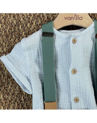 Complete Bermuda t-shirt and suspenders