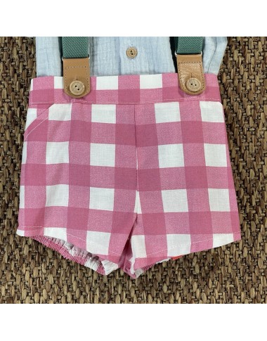 Complete Bermuda t-shirt and suspenders