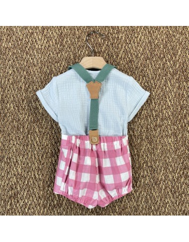 Complete Bermuda t-shirt and suspenders