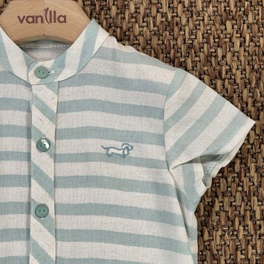 Completo camicia e bermuda Neonato 0/36