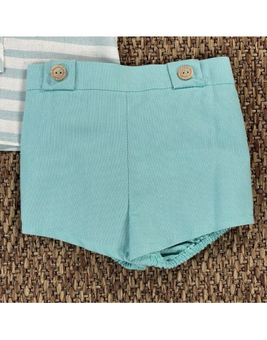 Completo camicia e bermuda Neonato 0/36