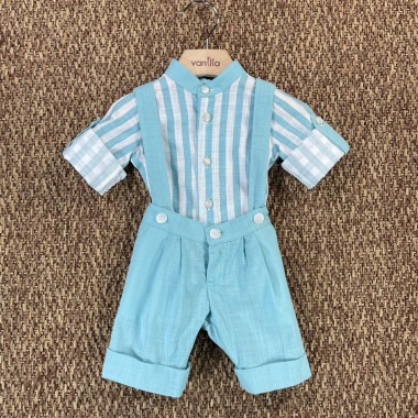 Camicia e salopette Neonato 0/36