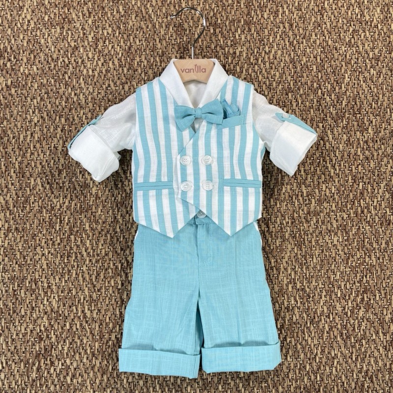 Completo in lino Neonato 0/36