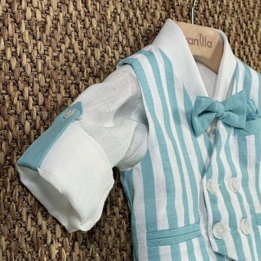 Completo in lino Neonato 0/36