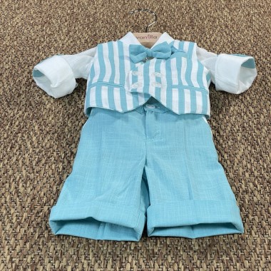 Completo in lino Neonato 0/36