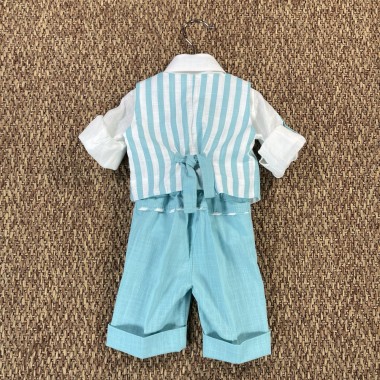 Completo in lino Neonato 0/36