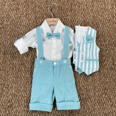 Completo in lino Neonato 0/36