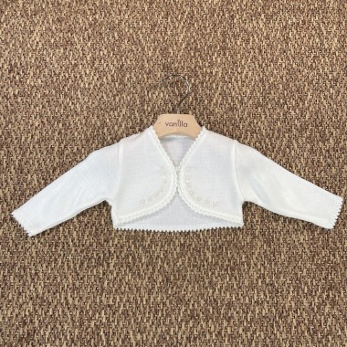 Giacchino elegante con applicazioni Neonata